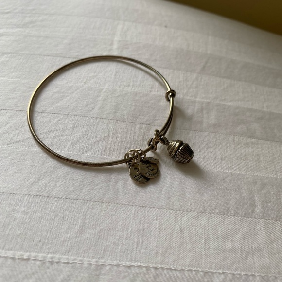 Alex and Ani Silver Cupcake Bracelet 🧁 - Picture 6 of 6